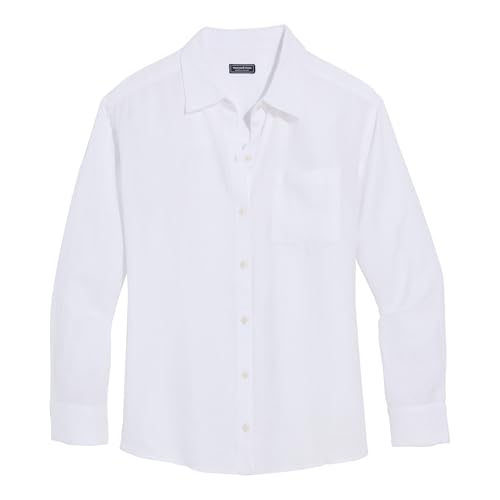 21EwlXwxCRL.jpg Women's Linen Relaxed Button Down