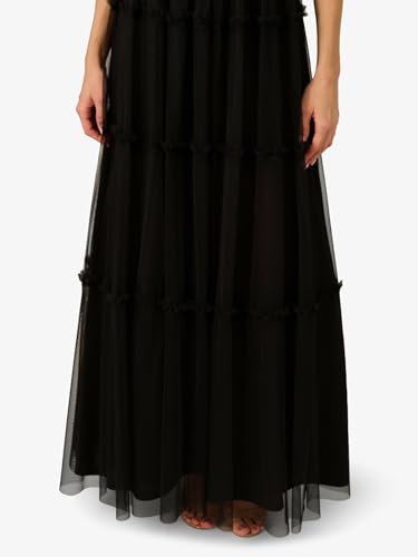 Women's Mesh Strapless Long Dress