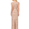 Women's Beaded Peplum Long Dress