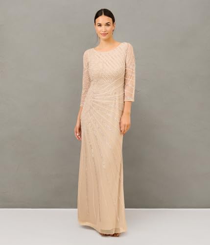 Women's Beaded Long Gown