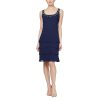 Women's Mother of The Bride Jacket Dress with Sequined Cut Out Shoulder