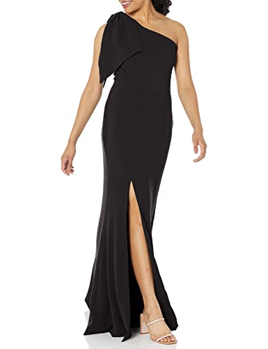 Women's Georgina One Shoulder Bow Detail Trumpet Gown Long Dress