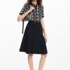 Women's Woman Woven Skirt Knee