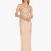 Women's Beaded Column Long Dress
