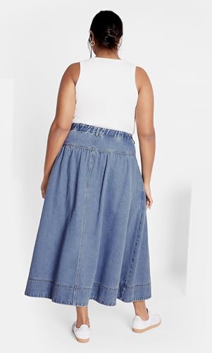 Women's Plus Size Skirt - Ari Denim