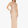 Women's Beaded Column Long Dress