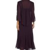 Womens Chiffon Beaded Dress with Jacket