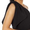 Women's Georgina One Shoulder Bow Detail Trumpet Gown Long Dress