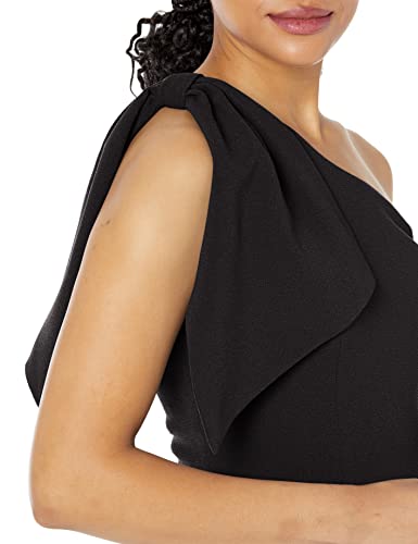Women's Georgina One Shoulder Bow Detail Trumpet Gown Long Dress