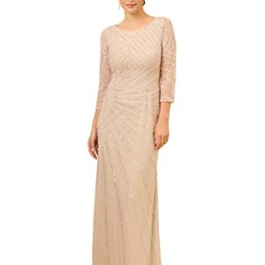 Women's Beaded Long Gown