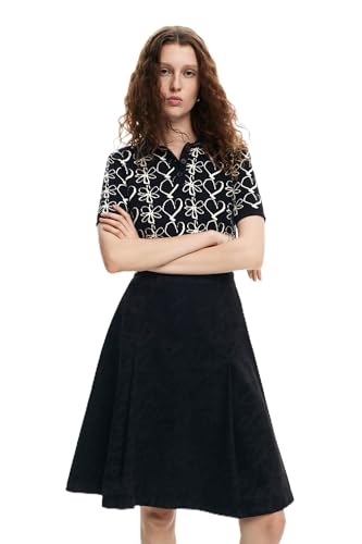 Women's Woman Woven Skirt Knee