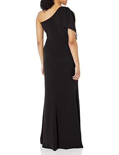Women's Georgina One Shoulder Bow Detail Trumpet Gown Long Dress