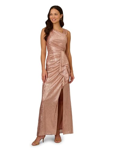 31f6mvKD1lL.jpg Women's Metallic Foil Long Dress