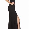 Women's Georgina One Shoulder Bow Detail Trumpet Gown Long Dress
