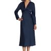 Women's Twist V-Neck Bias Skirt Midi