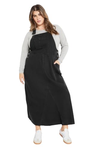 Women's Plus Size Maxi Dress - Pinafore