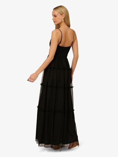 Women's Mesh Strapless Long Dress