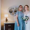 Lace Appliques Mother of The Bride Dresses Short Sleeves Long Sequin Beaded Formal Evening Prom Dress YO149