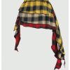 Women's Plaid Skirt Low Waist Asymmetrical Tiered Ruffle Y2k Mini Skirts