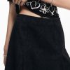 Women's Woman Woven Skirt Knee
