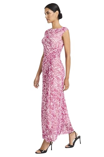 41Npt9EIS3L.jpg Women's Side Draped Midi Dress