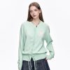 41Sgj9v3fL.jpg Womens Button-Down Cardigans Knit Stretchy Sweaters Drawstring Lightweight
