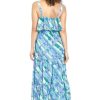Sleeveless Square Neck Tiered Maxi Ruffle Detail | Summer Dresses for Women