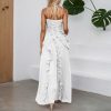 Chiffon Tiered Dresses for Women Formal Halter Sleeveless Flowy Maxi Dress Summer Sexy Irregular Hem Solid Sundresses