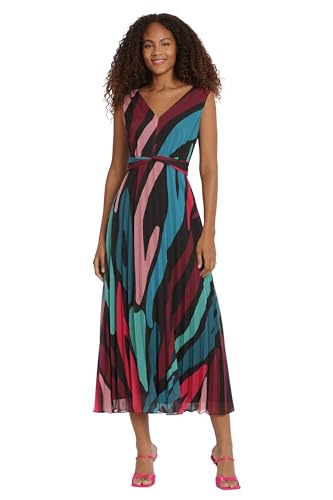 Women's Sleeveless Pleated Skirt Maxi Dress