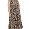 Women's Smocked Waist Boho Flattering Ruffle Maxi