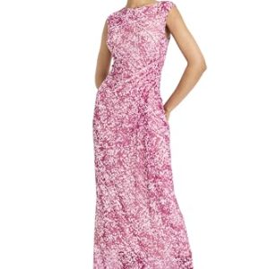 Women's Side Draped Midi Dress