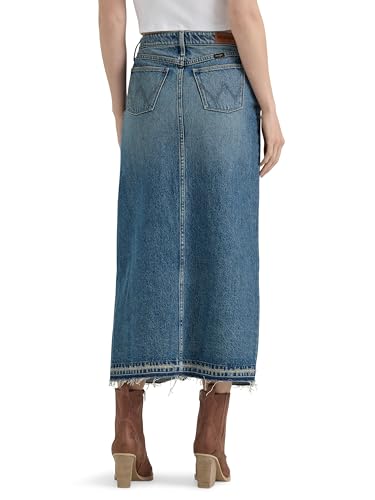 Women's Denim Maxi Skirt