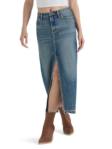 Women's Denim Maxi Skirt