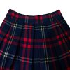 Women's Vintage A-line Printed Pleated Flared Midi Skirts