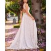 Women's Lace Boho Wedding Dress for Bride with Double Shoulders 2025 Bohemian Long A-Line Beach Bridal Gowns