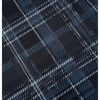 Women's Vintage Plaid Print Layered Fishtail Skirt High Waist Long Skirts