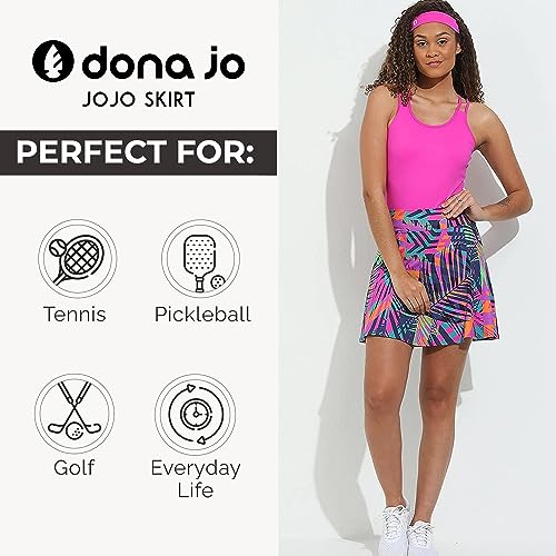 Ultimate Women's Active Performance Dri Fit Skirt - A-line Tennis and Golf Skort w/Shorts & Pockets for Sports