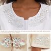 Women's 3 Piece Church Suits for Formal Occasions with Handmade Diamond Hot Stamping Dress Church Set