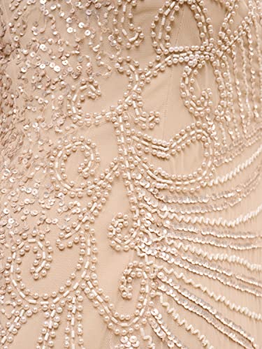 Women's Beaded Long Gown
