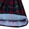 Women's Vintage A-line Printed Pleated Flared Midi Skirts