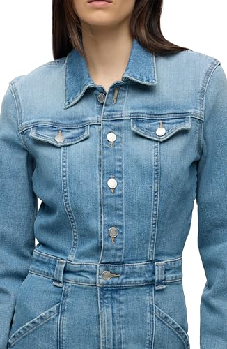 Women's Cargo Long Sleeve Denim Reconstructed Dress