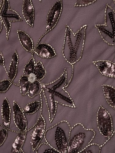 Women's Bead Long Dress with Godets