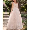 Women's Lace Boho Wedding Dress for Bride with Double Shoulders 2025 Bohemian Long A-Line Beach Bridal Gowns