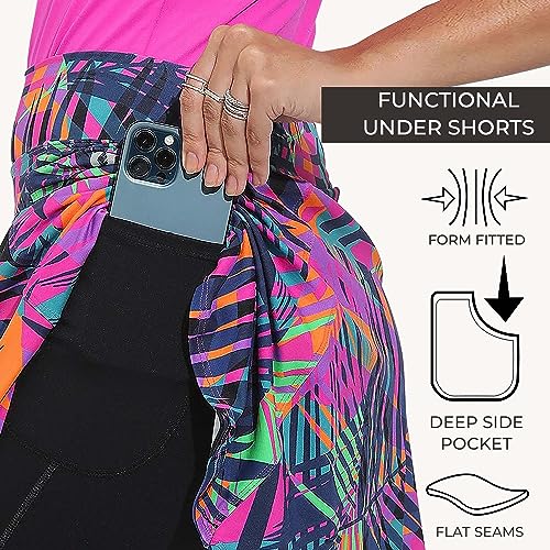 Ultimate Women's Active Performance Dri Fit Skirt - A-line Tennis and Golf Skort w/Shorts & Pockets for Sports